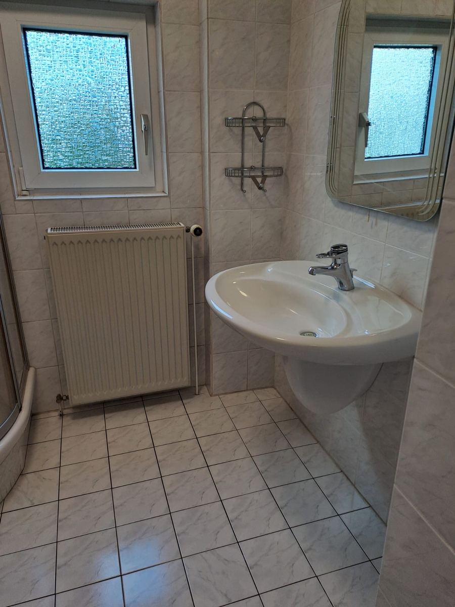 Hygienisch gereinigtes Badezimmer
